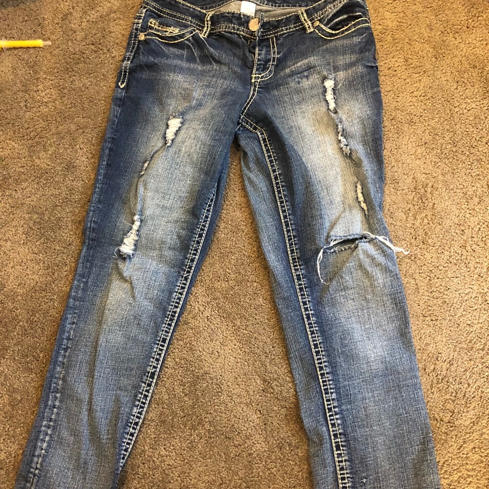 Maurice’s distressed jeans
